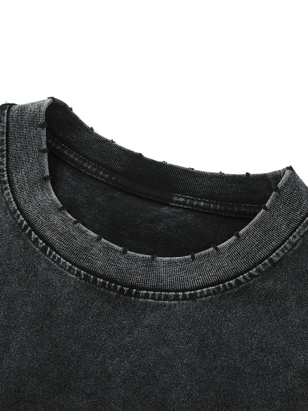 Unlocked Calisthenics - Snow Washed Frayed Hem Tank Top